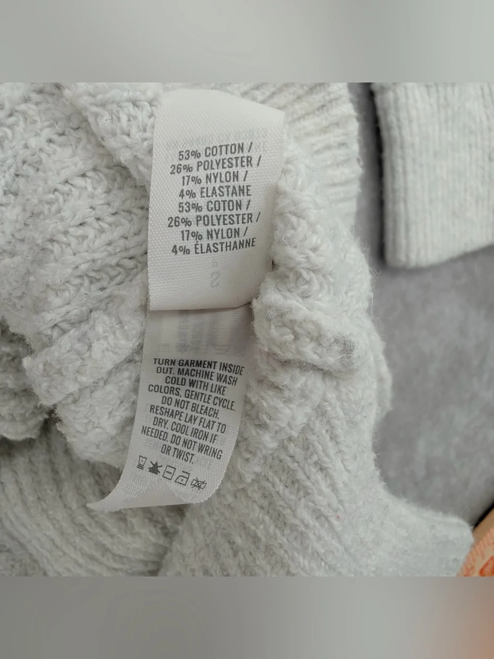 aerie Crewneck Sweater - Light Gray/white - Picture 11 of 14